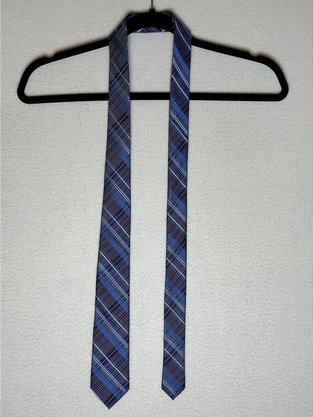 Bruno Piatelli 100% Silk Blue Multicolor Striped Tie